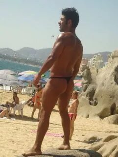 Shaved Men In Thongs At Beach Free Porn