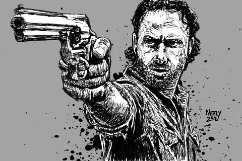 The Walking Dead Illustrations (15) Behance