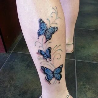 Pin by Shannon Tryba on Tattoos/Piercings Butterfly leg tatt