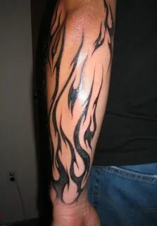 Flame tattoos, Arm tattoos for guys, Fire tattoo