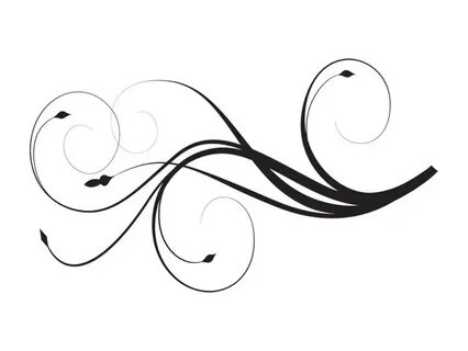 Line Clipart Black And White Swirl and other clipart images 