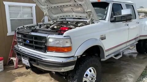 1996 OBS ford twin turbo Cummins Allison 6 speed - YouTube