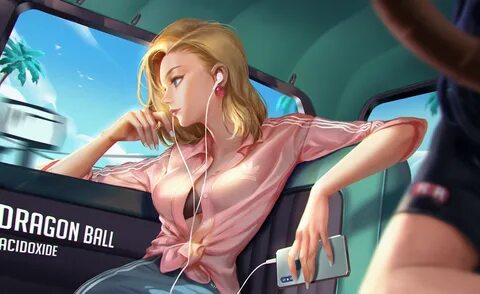 Dragon Ball Blonde Fan Art Adidas Android 18 Wallpaper - Res