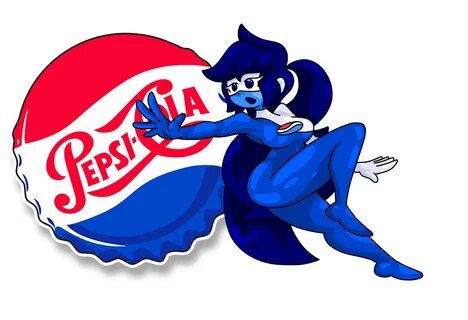 pepsiwoman, pepsi, rule 63, big breasts, big hair, blue body, blue eyes, bl...