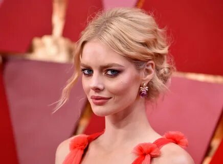 Скачать обои взгляд, модель, макияж, актриса, Samara Weaving