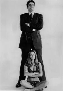 Promotional photos of Richard Kiel and Barbara Bach for THE 