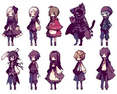 Alice mare Pixel art characters, Anime pixel art, Pixel art 