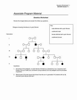 Pedigree Practice Problems Worksheet Answer Key - 15 Best Im