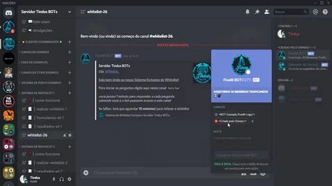 Explicação do BOT para Discord - Servidores de FiveM - YouTu