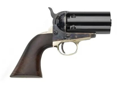 Pietta 1851 Navy Pepperbox Black Powder Revolver 36 Cal Case