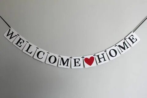 welcome home banner - homecoming banner - military welcome h