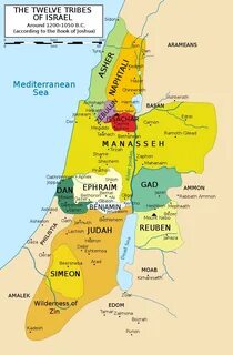 File:12 Tribes of Israel Map.svg - Wikipedia