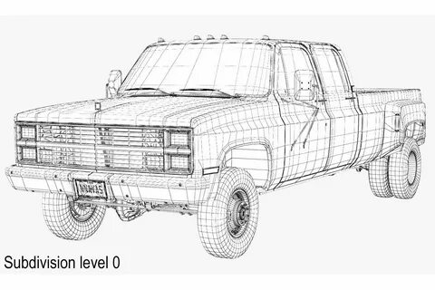 GENERIC 4WD DUALLY PICKUP TRUCK 6 Pickup trucks, Trucks, Tru