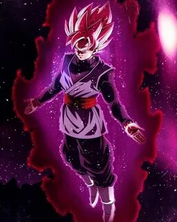 La imagen puede contener: texto Goku black, Dragon ball art 