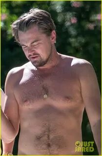 Leonardo DiCaprio Goes Shirtless on Vacation with Kate Winsl