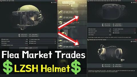 LZSH Helmet trades on Flea Market = Profit (Escape from Tark