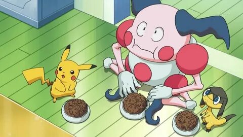 Does the housework, has to eat on the floor Pokémon Know You