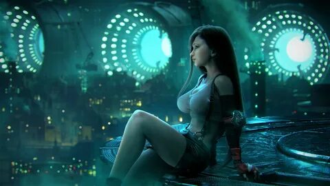 Tifa_Tribute by Wen-JR on DeviantArt Тифа Локхарт, Клауд Страйф, Обои Для Р...