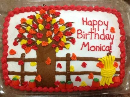Fall Birthday- Happy Birthday Monica