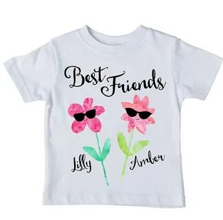 Buy friends names shirt - In stock