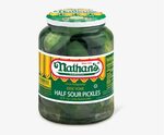 Half Dill Pickles New York Half Sour Pickles Nathans - Natha