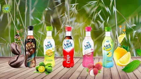 Oem 400ml Pet Bottle Vietcool Brand Carbonated Drink Lychee Flavor - Private Lab