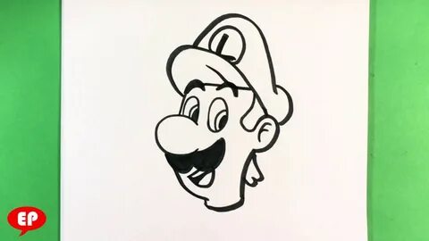 How to Draw Luigi - Super Mario Bros - Step by Step - Easy P