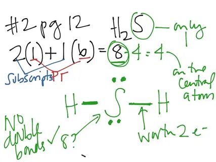 Drawn molecule h2s - Pencil and in color drawn molecule h2s 