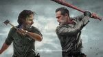 The Walking Dead - All Rick vs Negan Fights - YouTube