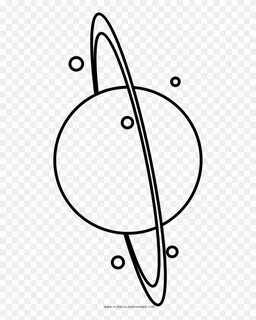 Uranus Coloring Page - Uranus Drawing, HD Png Download - 100