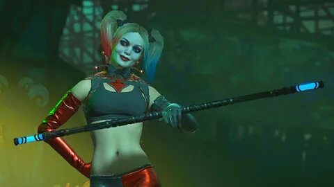 Injustice 2 - Harley Quinn using Staff of Grayson (PC Mod) -