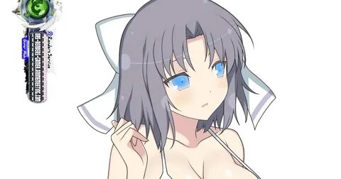 Senran Kagura:Yumi Mega Cute+Sexy White Bikini PBS Render OR
