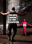 Bane vs. Pink guy Memes - Imgflip