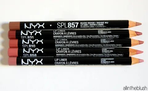 NYX Slim Lip Pencils - Review & Swatches - All In The Blush