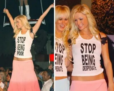 Paris Hilton’s Fake Shirt.