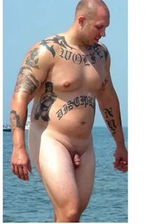 ★ Bulge and Naked Sports man : Nude Beach Saved and Foreskin