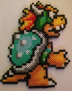 Perler NES Nintendo Super Mario Brothers 3 Bowser Perler bea