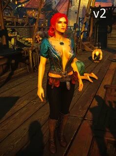 Triss DLC Outfit Remodeled at The Witcher 3 Nexus - Mods and