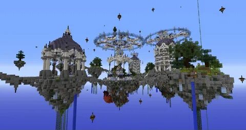 Minecraft wereld Flying Islands ServerBuilds
