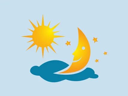 Sun And Moon Vector Vector Art & Graphics freevector.com