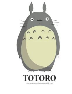 Totoro Vector Vector Totoro, Anime, Character