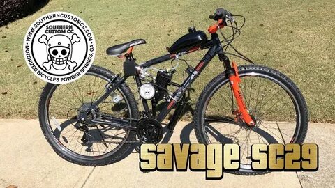 80cc BCA SC29 Motorized Bike Bicycle MTB by Southern Custom 