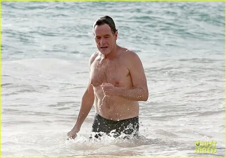 Bryan Cranston Goes Shirtless for Refreshing Swim in Hawaii: