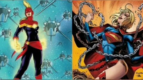 Supergirl vs Captain Marvel! Who wins? Enjoy! - YouTube