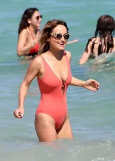 Mom's Turf: Giada De Laurentiis Rocking a Red bikini at a Mi
