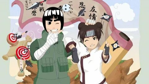 Rock Lee and Tenten workout / Rock Lee has a crush on Tenten