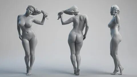 Nude full figure
