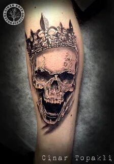 skull king tattoo Crown tattoo design, King tattoos, Crown t