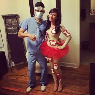 The Game Operation Halloween Costume, couples costume, DIY O