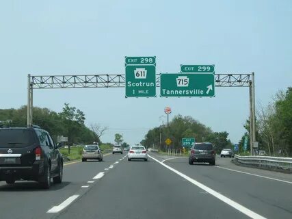 Pennsylvania - Interstate 80 Westbound Cross Country Roads